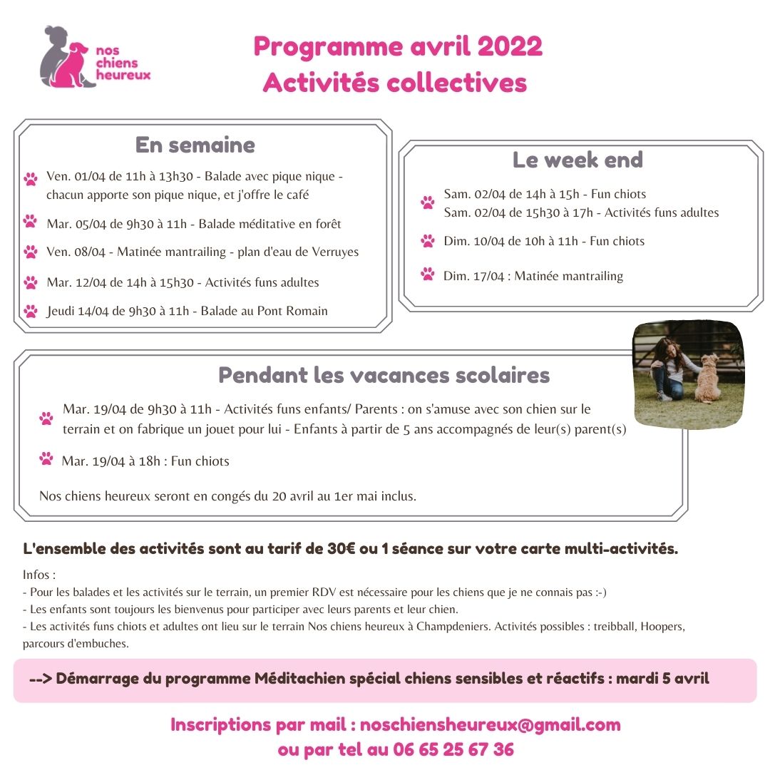 programme avril NCH